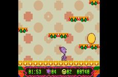 une photo d'Ã©cran de Super Widget sur Nintendo Super Nes